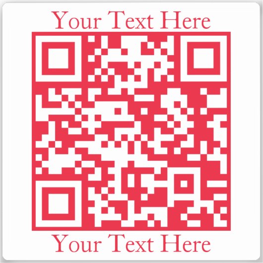 Sticker Créer instantanément un code QR avec n'importe que (Recto)