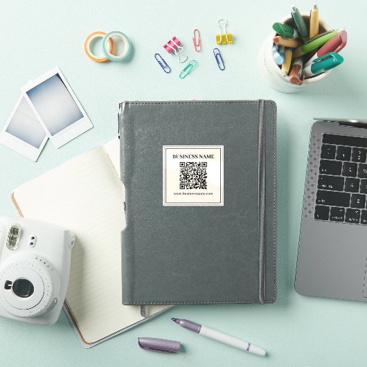 Sticker Créer instantanément un code QR numérisable pour l (Couverture iPad)