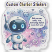Sticker Créer Talking Chatbot mèmes Modèles de dessin (Devant)