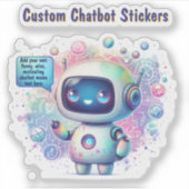 Sticker Créer Talking Chatbot mèmes Modèles de dessin (Devant)