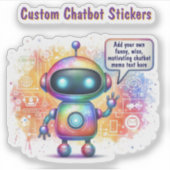 Sticker Créer Talking Chatbot mèmes Modèles de dessin (Devant)