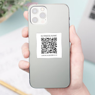 Sticker Créer un code QR d'entreprise Texte instantané et 