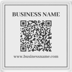 Sticker Créer un code QR scannable Noir & Blanc