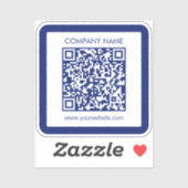 Sticker Créez instantanément un code QR imperméable (Feuille)