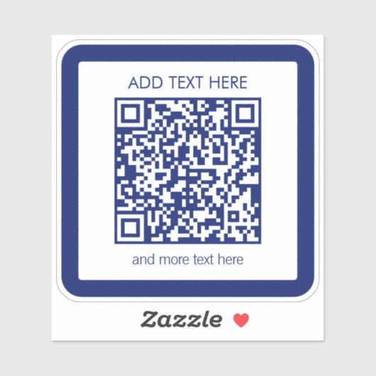 Sticker Créez instantanément un code QR imperméable (Feuille)