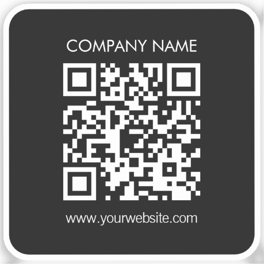Sticker Créez instantanément un code QR imperméable transp (Recto)