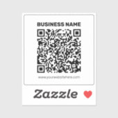 Sticker Créez instantanément un code QR pour n'importe que (Feuille)
