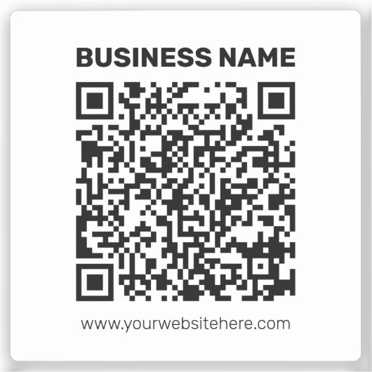 Sticker Créez instantanément un code QR pour n'importe que (Recto)
