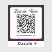 Sticker Créez instantanément un code QR scannable pour vot (Feuille)