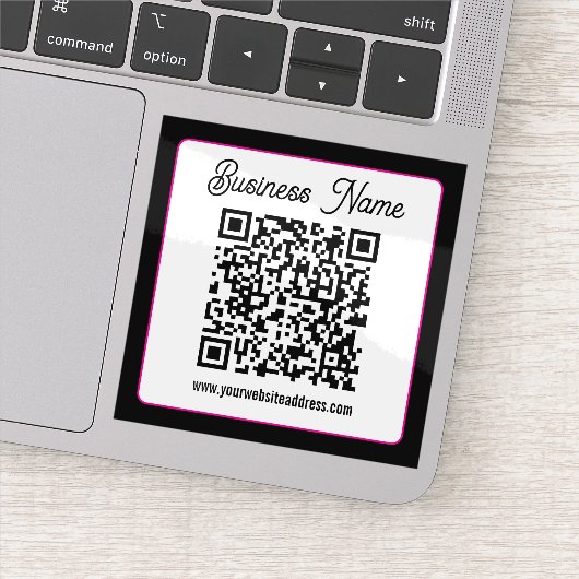 Sticker Créez instantanément un code QR scannable pour vot (Détail)