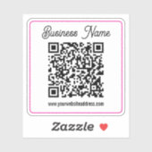 Sticker Créez instantanément un code QR scannable pour vot (Feuille)