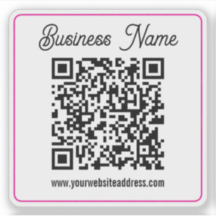 Sticker Créez instantanément un code QR scannable pour vot