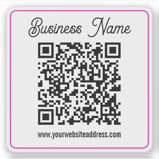 Sticker Créez instantanément un code QR scannable pour vot (Devant)