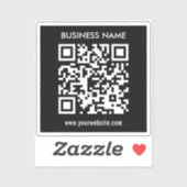 Sticker Créez instantanément un code QR transparent (ou op (Feuille)