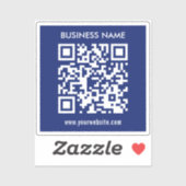 Sticker Créez instantanément un code QR transparent (ou op (Feuille)