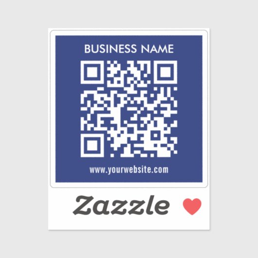 Sticker Créez instantanément un code QR transparent (ou op (Feuille)