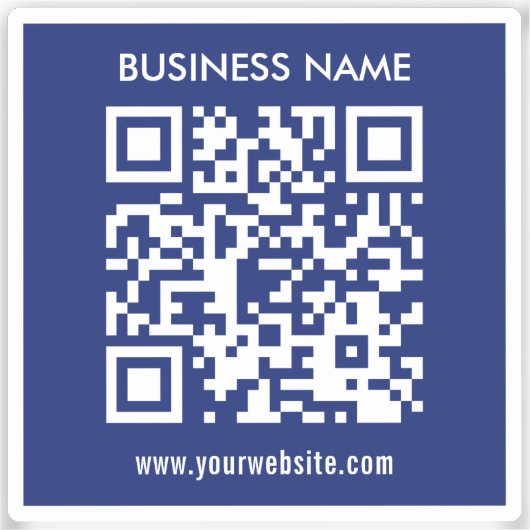 Sticker Créez instantanément un code QR transparent (ou op (Recto)