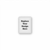 Sticker Créez votre propre blanc (Devant)