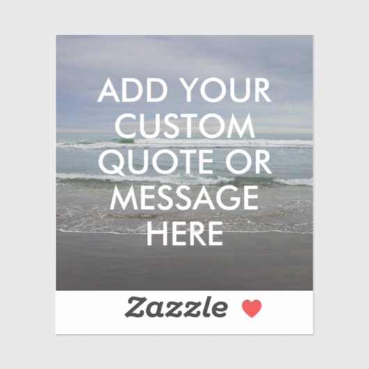 Sticker Créez votre propre devis (Feuille)