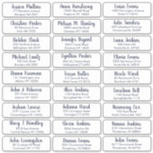 Sticker Créez Votre Propre Élégante Adresse D'Invité De Ma (Devant)