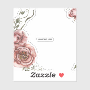Sticker Créez votre propre floral