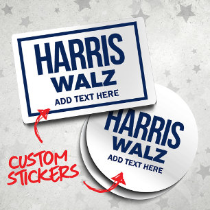 Sticker Créez votre propre Harris Walz 2024