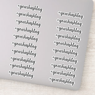 Sticker Créez votre propre hashtag personnalisé