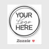 Sticker Créez votre propre logo d'entreprise (Feuille)