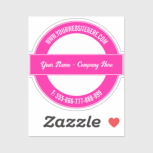 Sticker Créez votre propre modèle d'autocollant avec coule