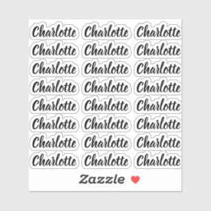 Sticker Créez votre propre nom de script personnalisé é