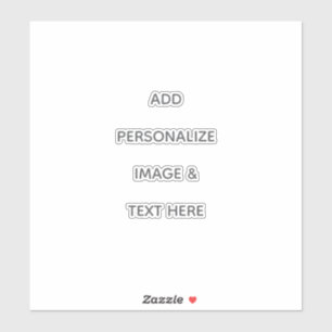 Sticker Créez Votre Propre Personnalisation