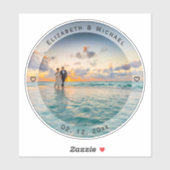 Sticker Créez votre propre photo Mariage de mauvaises herb (Feuille)