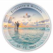 Sticker Créez votre propre photo Mariage de mauvaises herb (Devant)