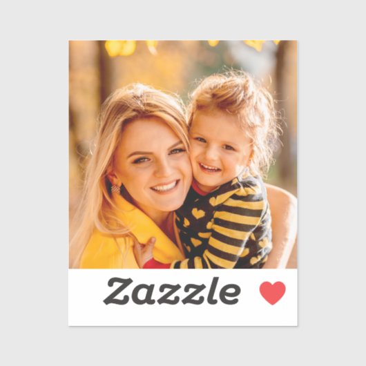 Sticker Créez votre propre photo personnalisée (Feuille)