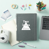 Stickers contours vinyle Moyen : 15,2 cm x 15,2 cm (Couverture iPad)