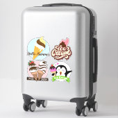 Sticker Crème glacée (Sur valise)