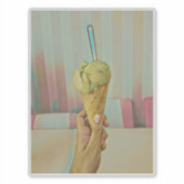 Sticker Crème glacée au chocolat (Devant)