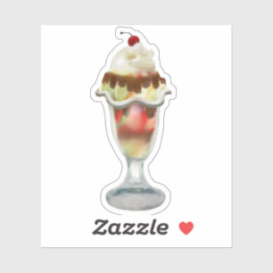 Sticker Crème glacée Sundae