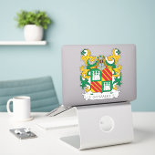 Sticker Crest de Gonzalez (Ordinateur portable sur le bureau)