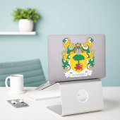 Sticker Crest de Gonzalez (Ordinateur portable sur le bureau)