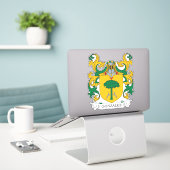 Sticker Crest de Gonzalez (Ordinateur portable sur le bureau)