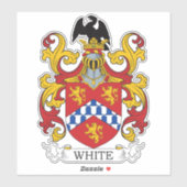 Sticker Crest de la famille blanche (Feuille)