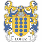 Sticker Crest de la famille Lopez (Devant)