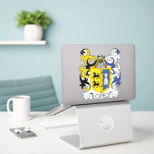Sticker Crest de la famille Lopez (Ordinateur portable sur le bureau)