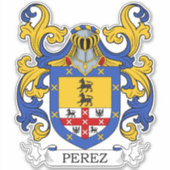 Sticker Crest de la famille Perez (Devant)