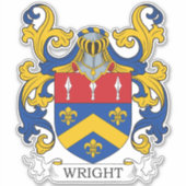 Sticker Crest de la famille Wright (Devant)