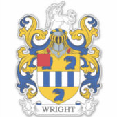 Sticker Crest de la famille Wright (Devant)