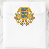Sticker - Crête Estonienne/Eesti Vapp (Sac)