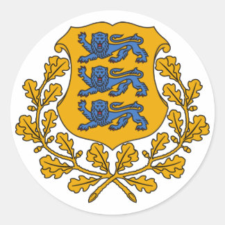 Sticker - Crête Estonienne/Eesti Vapp