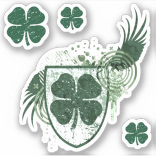 Sticker crête hi-fi shamrock